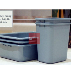 Xe đẩy thu dọn bát đĩa chén bát thức ăn nhà hàng 7 0935 036 288 11