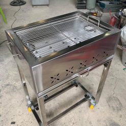 Bếp nướng than BBQ ngoài trời 35x50x75