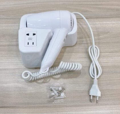 Máy sấy tóc treo tường khách sạn 7 May say toc gan tuong DB 2101B 6 500x667 1