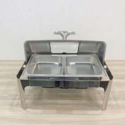 Nồi hâm buffet chữ nhật 2 ngăn nắp kính 2 Noi ham buffet CN PC 126053L 2 4 2048x2048 1