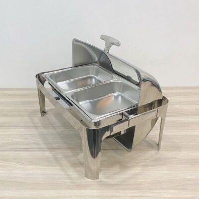 Nồi hâm buffet chữ nhật 2 ngăn nắp kính 6 Noi ham buffet CN PC 126053L 2 5 500x500 1