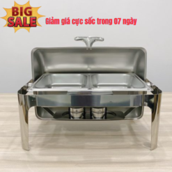 Nồi buffet 2 ngăn chữ nhật