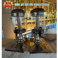 Bình đựng nước trái cây 1 ngăn 8 lít loại 1 dày 2,8kg