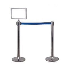 Bảng chỉ dẫn gắn cột chắn inox khổ A3 5 Bảng chỉ dẫn A4 gắn trụ