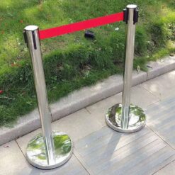 Trụ chắn inox dây 5m đỏ