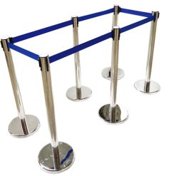 Cột chắn inox dây căng 3m 5 Cột chắn inox dây căng