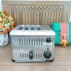 may nuong banh mi sandwich 4 ngan inox 304 kich thuoc 29 x 25 x 22 cm