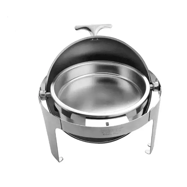 Nồi tròn hâm nóng thức ăn inox 1 ngăn Nồi tròn hâm nóng thức ăn inox 1 ngăn