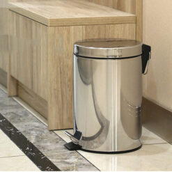 thung rac inox dap chan 12 lit