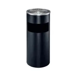 Thùng dựng rác innox nắp gạt tàn thuốc