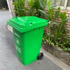 Thiết Bị Thịnh Phát - Top #1 thiết bị Nhà Hàng, Khách Sạn 107 Thùng đựng rác 240 lít màu xanh lá