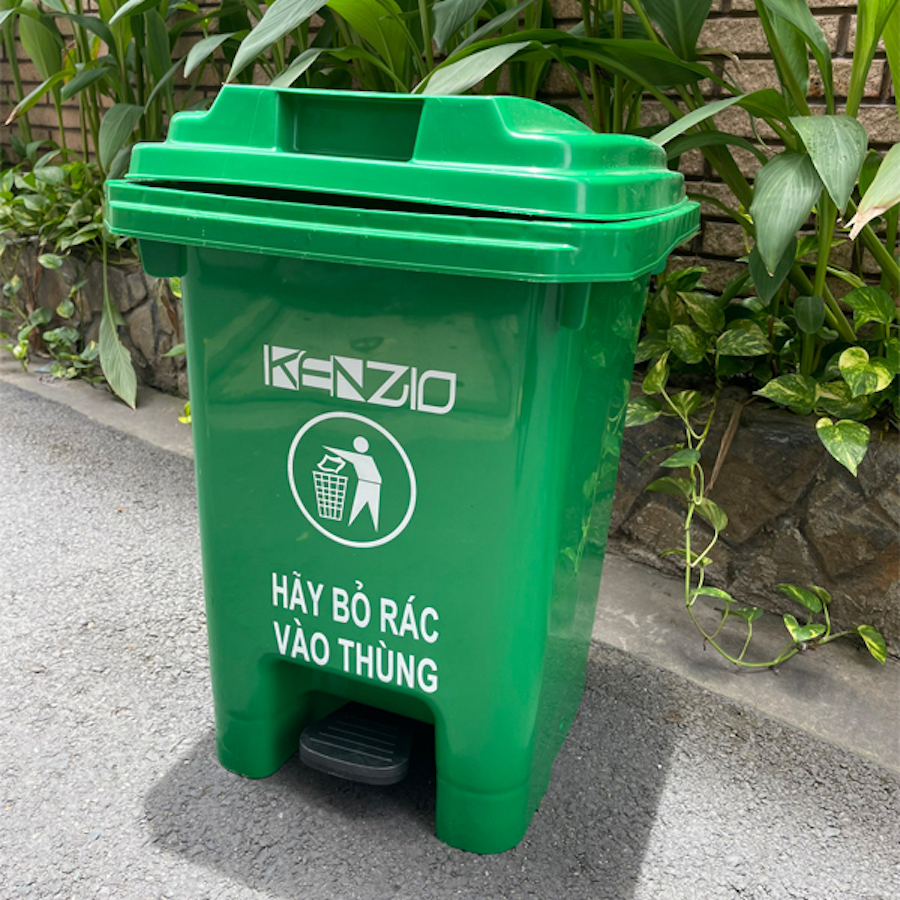 Thùng rác nhựa 60 lít chân đạp