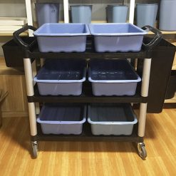 Xe đẩy thu dọn đa năng 3 tầng