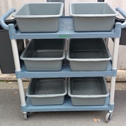 Xe đẩy thu dọn đa năng 3 tầng