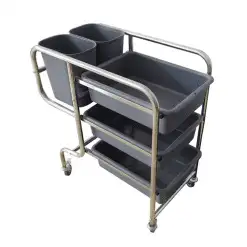 Xe đẩy thu dọn thức ăn D-017