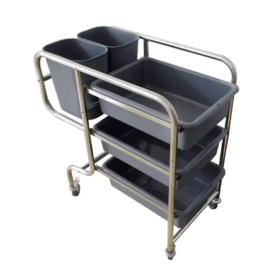 Xe đẩy thu dọn thức ăn D-017