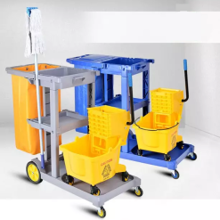 Xe dọn vệ sinh 3 tầng nhựa