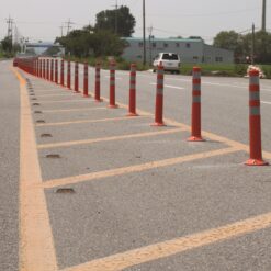 Cọc tiêu giao thông hình trụ cao 75cm Hàn Quốc 4 Coc tieu giao thong hinh tru 02 scaled 1