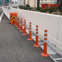 Cọc tiêu giao thông hình trụ cao 75cm Hàn Quốc 3 Cọc tiêu hình trụ mép đường