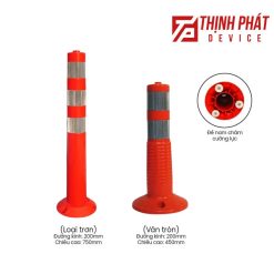 Cọc tiêu hình trụ có nam châm