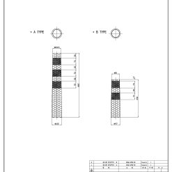 Nắp phủ phản quang cho cọc tiêu giao thông 6 Thiết kế nắp lớp phủ phản quang