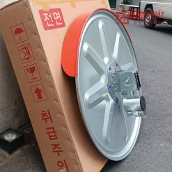 Gương cầu lồi inox 1000mm 2 mặt sau Gương cầu lồi inox 304