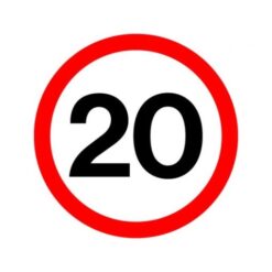 Biển hạn chế tốc độ dưới 20km/h