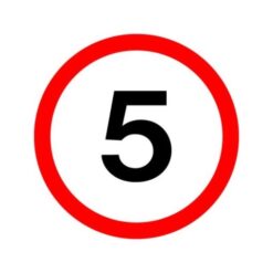 Biển hạn chế tốc độ dưới 5km/h