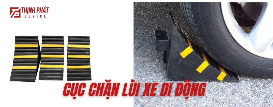 Cục chặn lùi xe di động