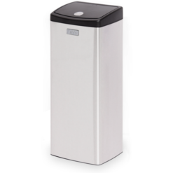 Thùng rác fitis nút nhấn vuông 22L màu inox
