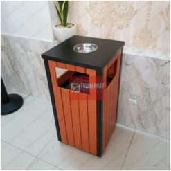 thung rac cong cong gia go