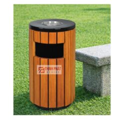 Thùng rác công cộng nhựa giả gỗ