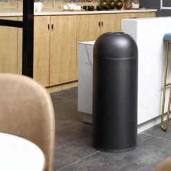 Thùng rác inox hình trụ