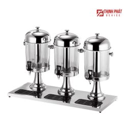 Bình đựng nước trái cây buffet 3 ngăn inox