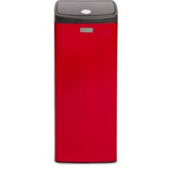 Thùng rác fitis nút nhấn vuông 22L màu đỏ 2 STL1 906A