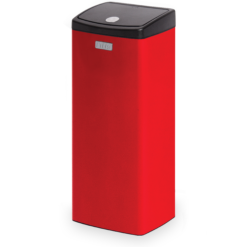 Thùng rác fitis nút nhấn vuông 22L màu đỏ 3 STL1 906B
