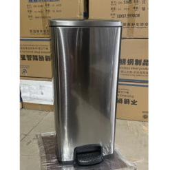 Thùng rác inox chân đạp 30 lít vuông