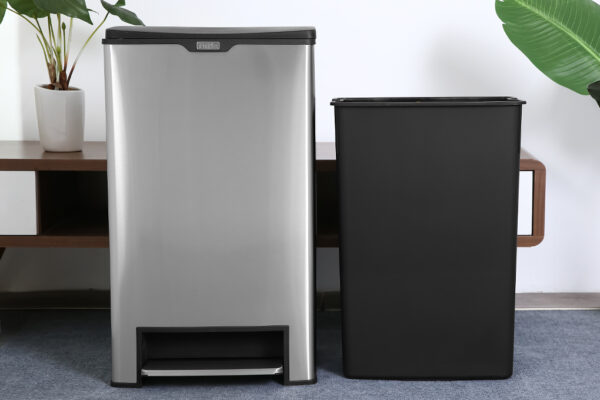 Thùng rác fitis đạp chân 40L màu inox 4 inox 40 lit fitis spl2 901 3 org