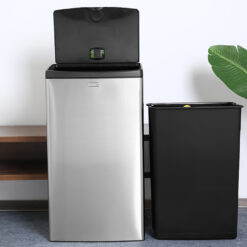 Thùng rác fitis nút nhấn 40 lít inox 2 inox fitis stl2 901 2 org