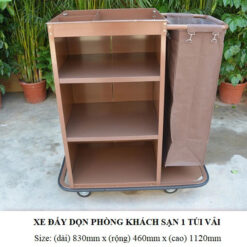 Xe dọn phòng khách sạn bằng thép 1 túi 2 z4467787033422 74a8a9cf3a5e6bd96d5d14189b376de7