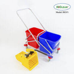 Xe vắt nước 2 xô xe dọn vệ sinh 2 xe ep nuoc 2 xo hc071