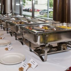 Nồi hâm buffet 2 ngăn nắp rời 2 noi ham buffet nap roi 2 ngan inox 304 dung tich 8 lit kich thuoc 60 x 37 x cao 33 cm