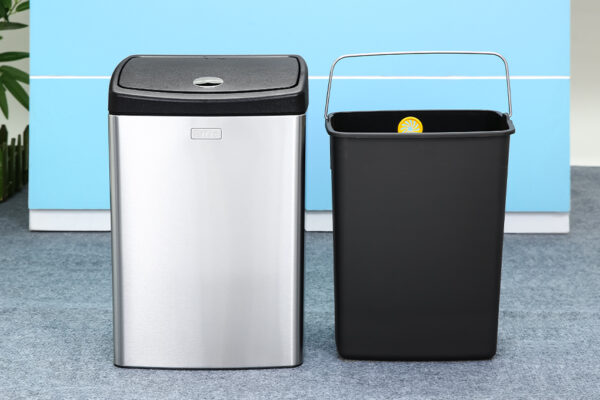 Thùng rác fitis nút nhấn 15L inox 4 inox 15 lit fitis sts1 901 3 org