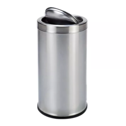Thùng rác inox nắp lật 30x61 cm