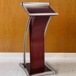 Bục phát biểu inox gỗ