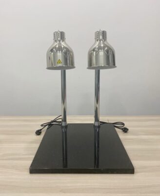 Đèn hâm nóng thức ăn 2 bóng inox, đế đá CN đen 121169 4 Den ham nong thuc an 2 bong inox de da CN den 121169 1 500x610 1