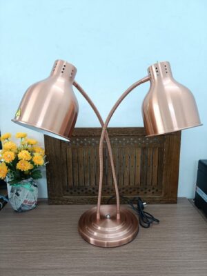 Đèn hâm nóng thức ăn 2 bóng đồng, đế tròn đồng 121168 6 Den ham nong thuc an 121168 .4 500x667 1
