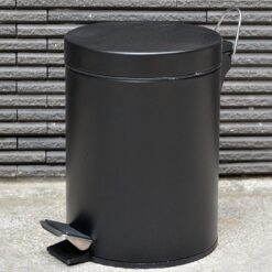 Thùng rác inox 5 lít màu đen