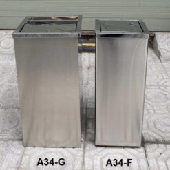 Thùng rác inox nắp lật vuông 30x24x60 cm 1 z5396584110752 e18a55c91084b01e870f3871db4dec35