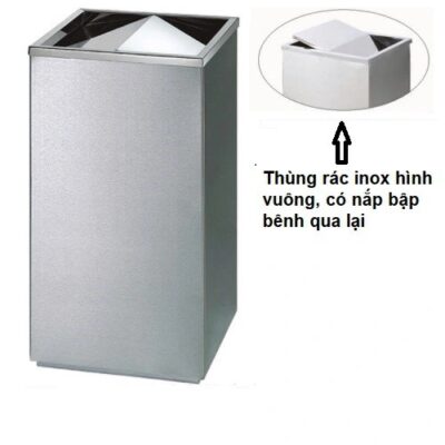 Thùng rác inox nắp lật vuông 30x24x60 cm 3 z5396584980262 547ccead88c7dccb8e1711de9adf326e 1